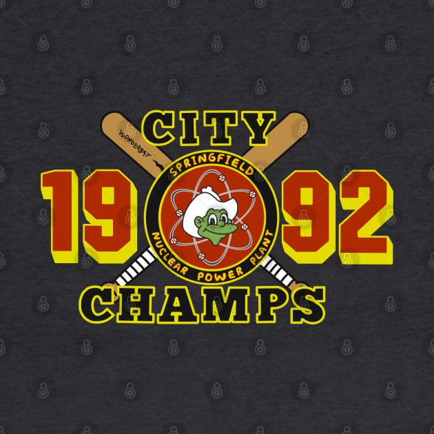 1992 City Champs Springfield Nuclear Plant by FLMan